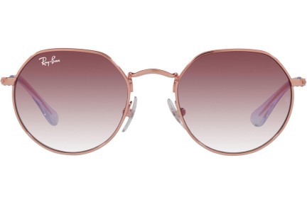 Okulary przeciwsłoneczne Ray-Ban Junior Junior Jack RJ9565S 291/8H Okrągłe Złote