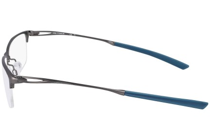 Okulary korekcyjne Nike 6064 074 Prostokątne Srebrne