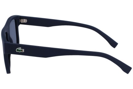 Okulary przeciwsłoneczne Lacoste L6001S 401 Flat Top Niebieskie
