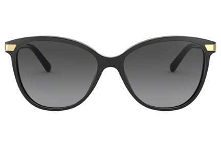 Okulary przeciwsłoneczne Burberry BE4216 3001T3 Polarized Oversize Czarne