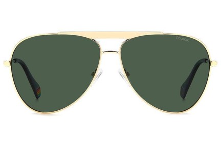Okulary przeciwsłoneczne Polaroid PLD6200/S/X J5G/UC Polarized Pilotki (Aviator) Złote