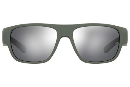 Okulary przeciwsłoneczne Under Armour UASCORCHER SIF/DC Kwadratowe Zielone