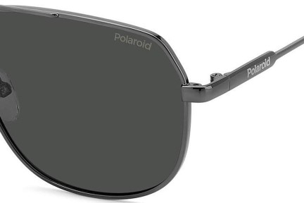 Слънчеви очила Polaroid PLD6195/S/X KJ1/M9 Polarized Пилотни Сребърна