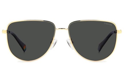 Okulary przeciwsłoneczne Polaroid PLD6196/S/X J5G/M9 Polarized Owalne Złote