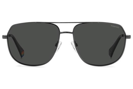 Слънчеви очила Polaroid PLD6195/S/X KJ1/M9 Polarized Пилотни Сребърна