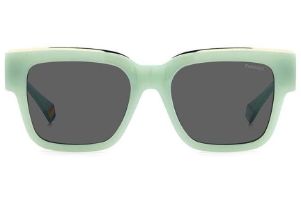 Okulary przeciwsłoneczne Polaroid PLD6198/S/X 1ED/M9 Polarized Kwadratowe Zielone