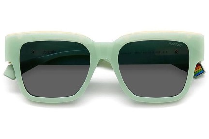Okulary przeciwsłoneczne Polaroid PLD6198/S/X 1ED/M9 Polarized Kwadratowe Zielone