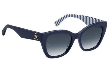 Okulary przeciwsłoneczne Tommy Hilfiger TH1980/S S6F/08 Kwadratowe Niebieskie