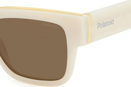 Okulary przeciwsłoneczne Polaroid PLD6198/S/X SZJ/SP Polarized Kwadratowe Białe