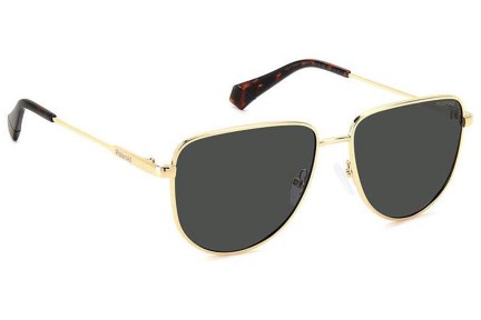 Okulary przeciwsłoneczne Polaroid PLD6196/S/X J5G/M9 Polarized Owalne Złote