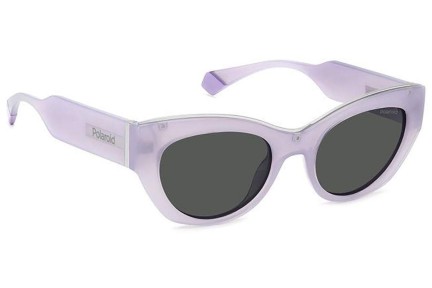 Okulary przeciwsłoneczne Polaroid PLD6199/S/X 789/M9 Polarized Kocie oczy Fioletowe