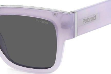 Okulary przeciwsłoneczne Polaroid PLD6198/S/X 789/M9 Polarized Kwadratowe Fioletowe