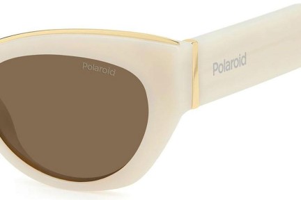 Okulary przeciwsłoneczne Polaroid PLD6199/S/X SZJ/SP Polarized Kocie oczy Białe