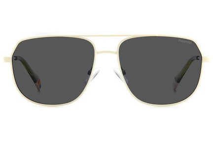 Okulary przeciwsłoneczne Polaroid PLD6195/S/X Z1P/M9 Polarized Pilotki (Aviator) Białe