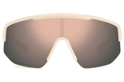 Okulary przeciwsłoneczne Polaroid PLD7047/S Z1P/JQ Polarized Pojedyncze | Shield Białe