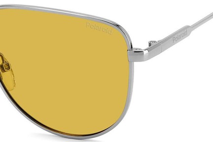 Okulary przeciwsłoneczne Polaroid PLD6196/S/X 6LB/MU Polarized Owalne Srebrne