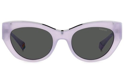 Okulary przeciwsłoneczne Polaroid PLD6199/S/X 789/M9 Polarized Kocie oczy Fioletowe