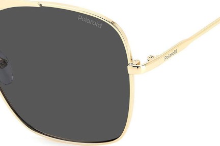 Okulary przeciwsłoneczne Polaroid PLD6201/S/X J5G/M9 Polarized Kwadratowe Złote