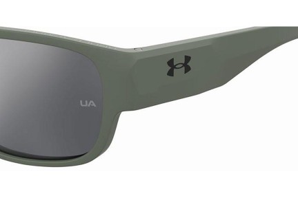 Okulary przeciwsłoneczne Under Armour UASCORCHER SIF/DC Kwadratowe Zielone