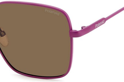 Okulary przeciwsłoneczne Polaroid PLD6194/S/X 1JZ/SP Polarized Kwadratowe Fioletowe