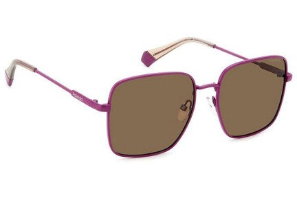 Okulary przeciwsłoneczne Polaroid PLD6194/S/X 1JZ/SP Polarized Kwadratowe Fioletowe