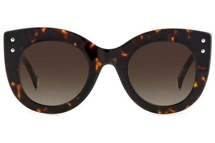 Okulary przeciwsłoneczne Carolina Herrera HER0127/S C9K/HA Kocie oczy Havana