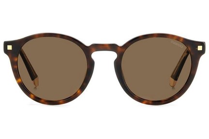 Ochelari de soare Polaroid PLD4150/S/X 086/SP Polarized Ovali Havana