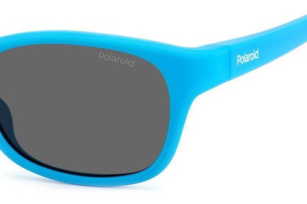 Слънчеви очила Polaroid Junior PLDK006/S MVU/M9 Polarized Правоъгълни Синя