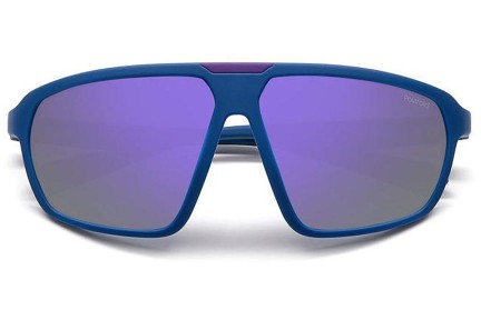 Ochelari de soare Polaroid PLD2142/S 802/MF Polarized Oversize Albaștri