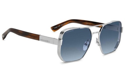 Okulary przeciwsłoneczne Dsquared2 D20083/S 0OS/08 Pilotki (Aviator) Srebrne