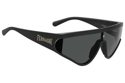 Okulary przeciwsłoneczne Chiara Ferragni CF7021/S 807/IR Pojedyncze | Shield Czarne