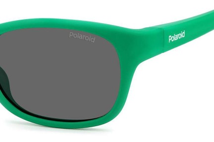 Слънчеви очила Polaroid Junior PLDK006/S 1ED/M9 Polarized Правоъгълни Зелена