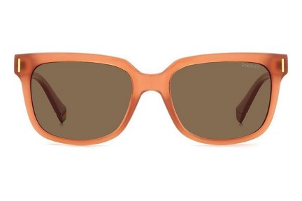 Okulary przeciwsłoneczne Polaroid PLD6191/S 733/SP Polarized Kwadratowe Brązowe