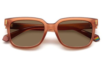 Okulary przeciwsłoneczne Polaroid PLD6191/S 733/SP Polarized Kwadratowe Brązowe