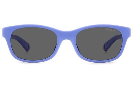 Слънчеви очила Polaroid Junior PLDK006/S 789/M9 Polarized Правоъгълни Виолетова