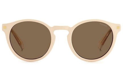 Okulary przeciwsłoneczne Polaroid PLD4150/S/X SZJ/SP Polarized Owalne Białe