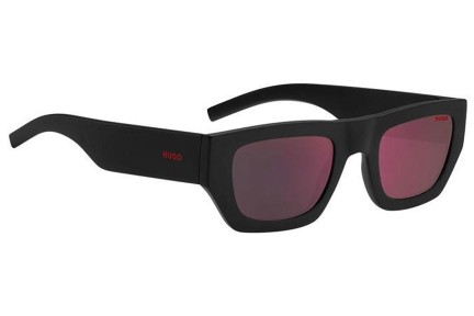 Okulary przeciwsłoneczne HUGO HG1252/S 807/AO Prostokątne Czarne