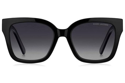 Zonnebril Marc Jacobs MARC658/S 08A/WJ Polarized Vierkant Zwart