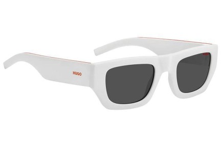 Okulary przeciwsłoneczne HUGO HG1252/S VK6/IR Prostokątne Białe