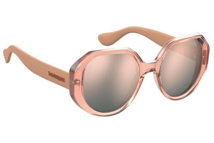 Okulary przeciwsłoneczne Havaianas TIJUCA 9R6/0J Nieregularny Różowe
