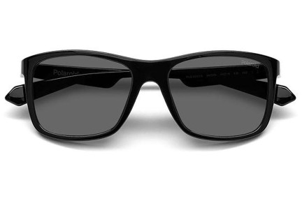 Okulary przeciwsłoneczne Polaroid Junior PLD8053/S 9HT/M9 Polarized Kwadratowe Czarne