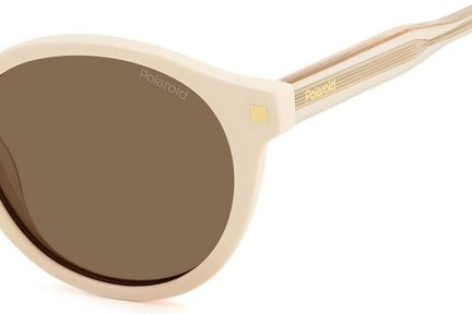 Okulary przeciwsłoneczne Polaroid PLD4150/S/X SZJ/SP Polarized Owalne Białe