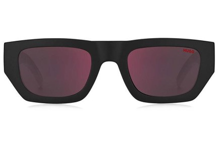 Okulary przeciwsłoneczne HUGO HG1252/S 807/AO Prostokątne Czarne