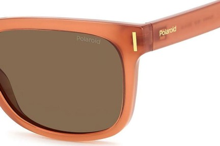 Okulary przeciwsłoneczne Polaroid PLD6191/S 733/SP Polarized Kwadratowe Brązowe