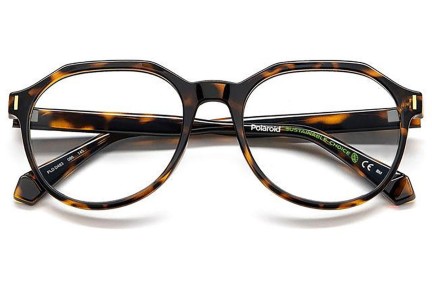 Okulary korekcyjne Polaroid PLDD483 086 Nieregularny Havana