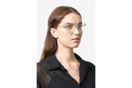 Okulary korekcyjne Jimmy Choo JC375 900 Kocie oczy Przezroczyste