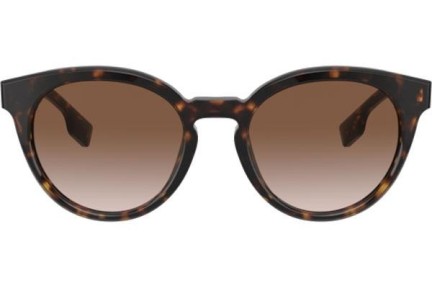 Okulary przeciwsłoneczne Burberry Amelia BE4326 300213 Okrągłe Havana