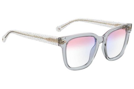 Okulary korekcyjne Chiara Ferragni CF7027/BB KB7/7M blue-light [non-prescription] Kwadratowe Szare