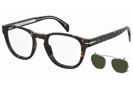 Okulary korekcyjne David Beckham DB1117/CS 086/QT Kwadratowe Havana