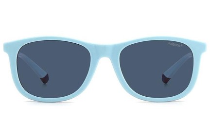 Okulary korekcyjne Polaroid Junior PLD8054/CS 4E3/C3 Polarized Prostokątne Czerwone